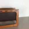Minimalistischer dänischer Zeitschriftenständer aus Teak von Salin Mobler, 1970er