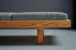 Minimalist L 09H Tagesbett aus Elm, Pierre Chapo, Frankreich, 2018 zugeschrieben