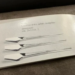 Minimalist Silverware from Lino Sabattini, 1990s, Set of 2