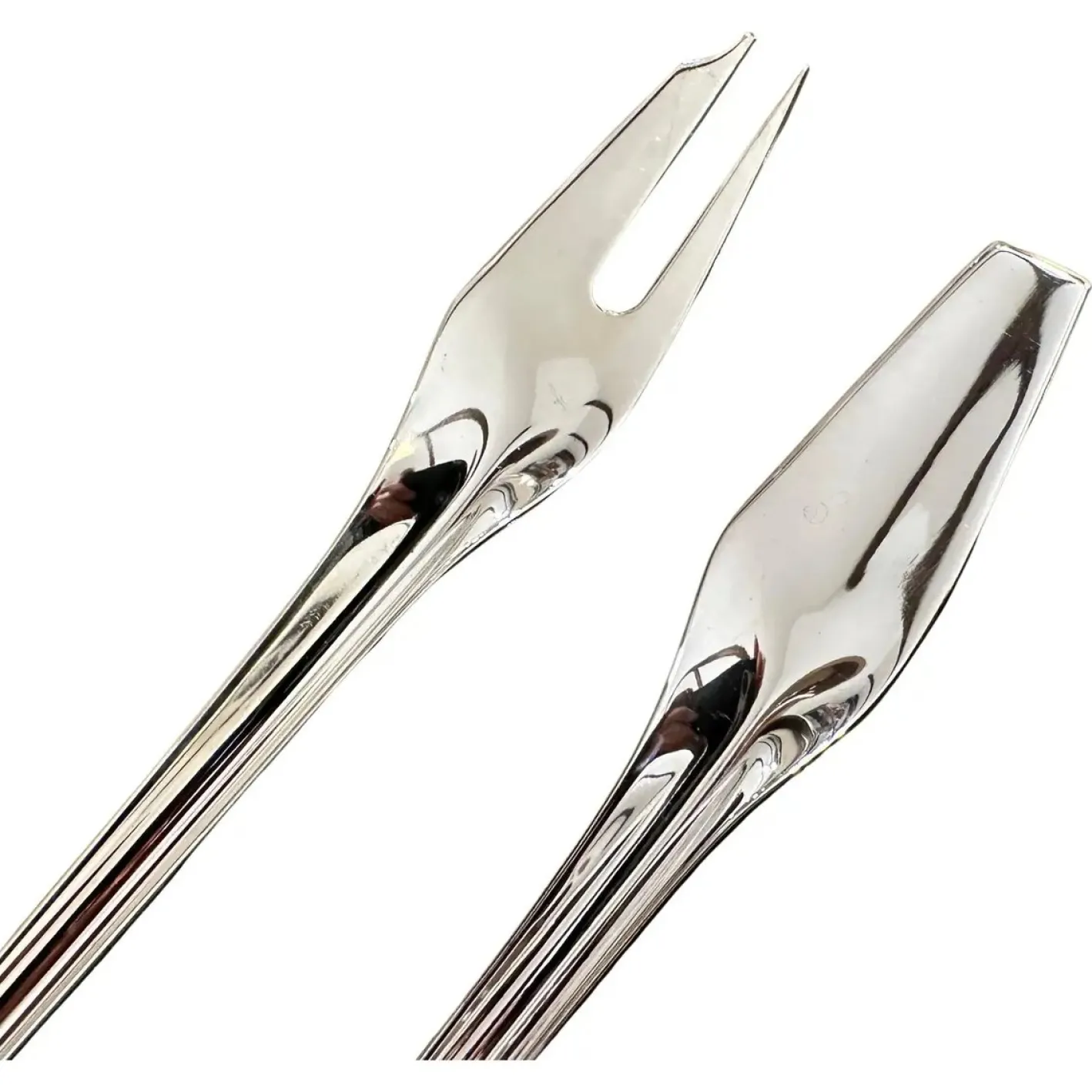 Minimalist Silverware from Lino Sabattini, 1990s, Set of 2
