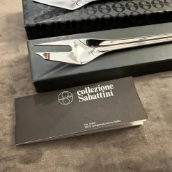 Minimalist Silverware from Lino Sabattini, 1990s, Set of 2