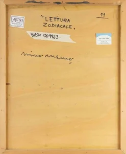 Mino Meno, Sternzeichen Lesung, 1970er, Ölgemälde
