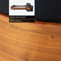 Mioletto Holzbett aus Leder von Hülsta