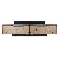 Mioletto Holzbett aus Leder von Hülsta