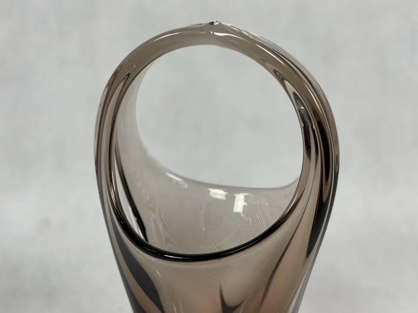 Miroslav Klinger zugeschriebener Böhmischer Glaskorb für Železný Brod, 1960er