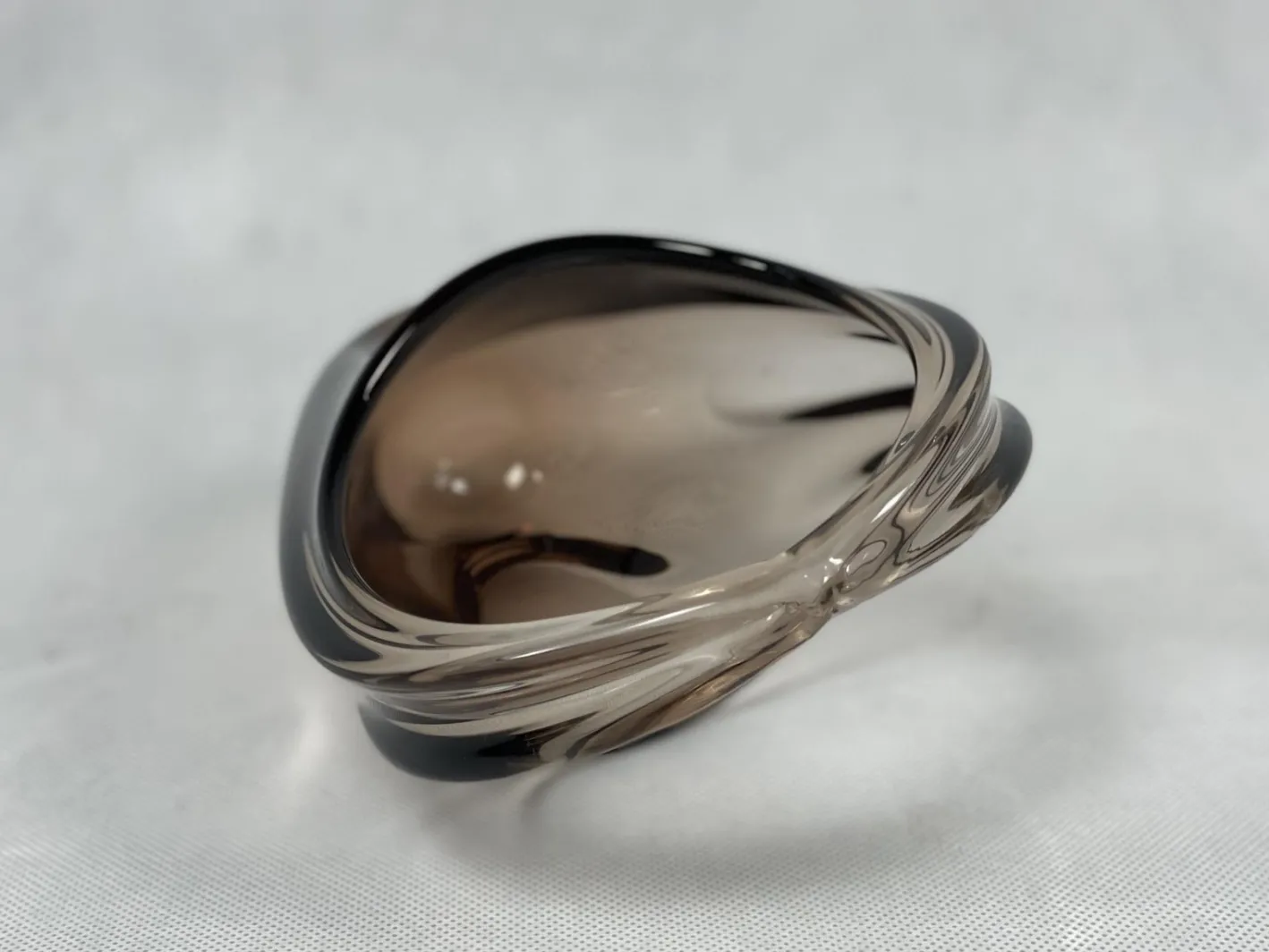 Miroslav Klinger zugeschriebener Böhmischer Glaskorb für Železný Brod, 1960er