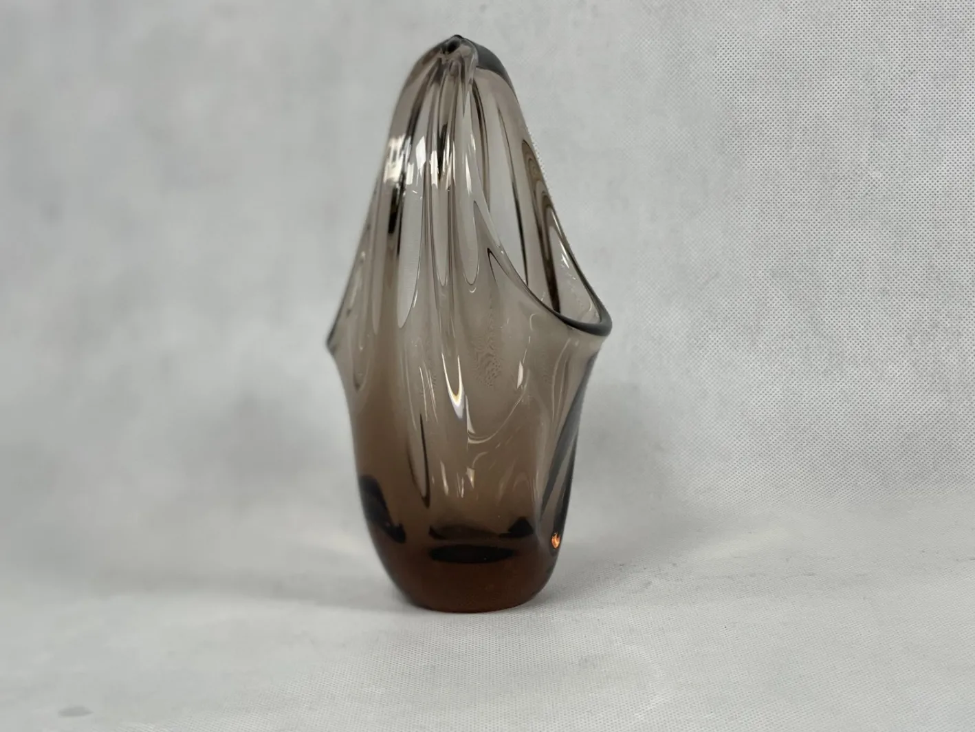 Miroslav Klinger zugeschriebener Böhmischer Glaskorb für Železný Brod, 1960er