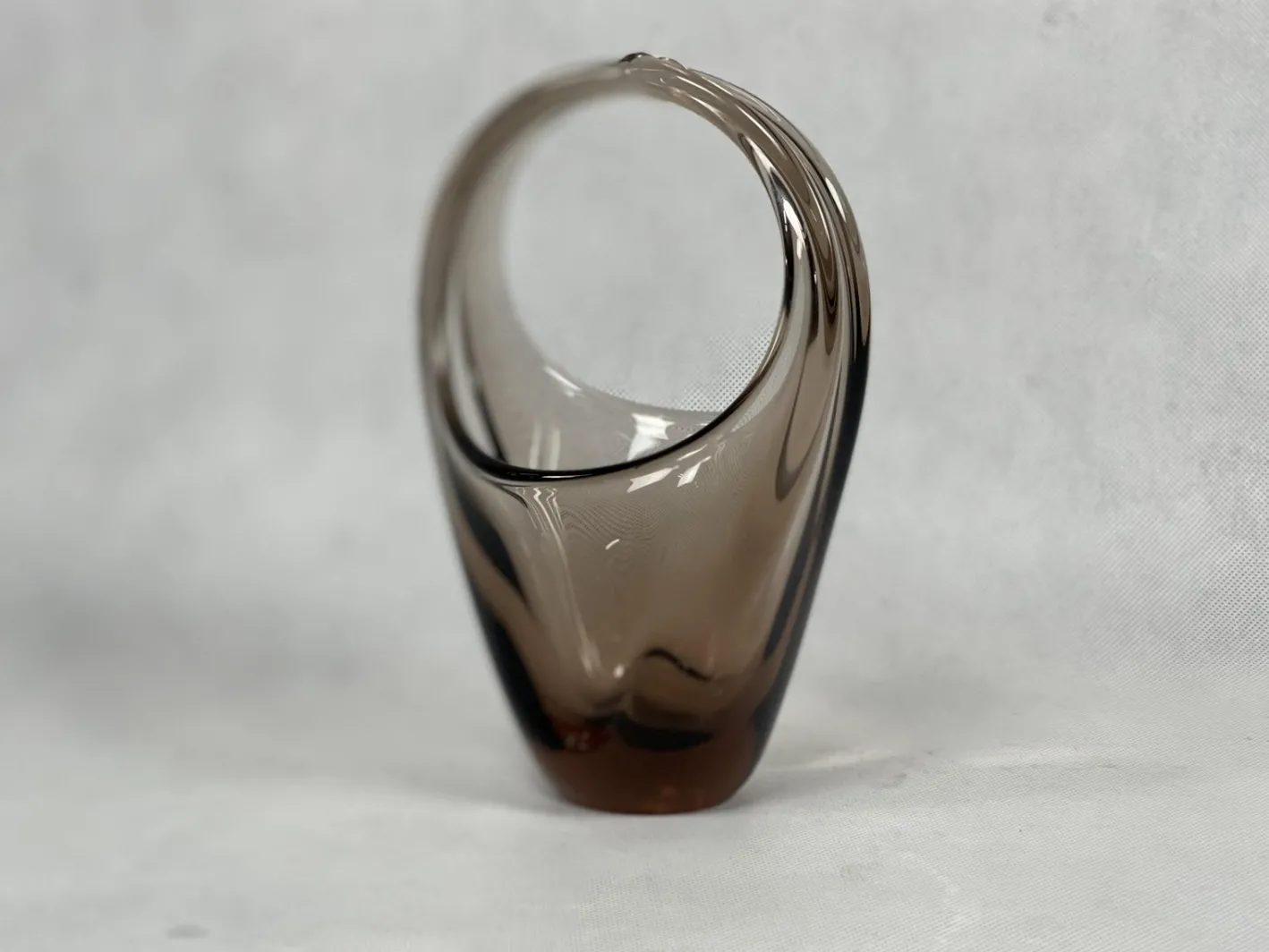 Miroslav Klinger zugeschriebener Böhmischer Glaskorb für Železný Brod, 1960er