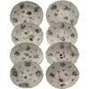 Mittleres 18. Jh. Porzellangeschirr mit Blumenmuster von Richard Ginori, 1750, 8er Set