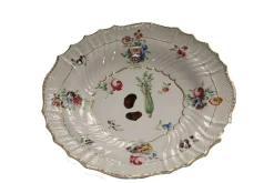 Mittleres 18. Jh. Porzellangeschirr mit Blumenmuster von Richard Ginori, 1750, 8er Set