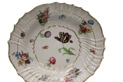 Mittleres 18. Jh. Porzellangeschirr mit Blumenmuster von Richard Ginori, 1750, 8er Set