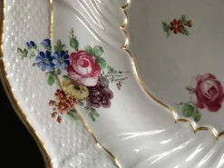 Mittleres 18. Jh. Porzellangeschirr mit Blumenmuster von Richard Ginori, 1750, 8er Set
