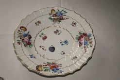 Mittleres 18. Jh. Porzellangeschirr mit Blumenmuster von Richard Ginori, 1750, 8er Set