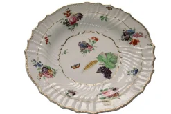 Mittleres 18. Jh. Porzellangeschirr mit Blumenmuster von Richard Ginori, 1750, 8er Set