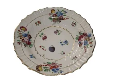 Mittleres 18. Jh. Porzellangeschirr mit Blumenmuster von Richard Ginori, 1750, 8er Set