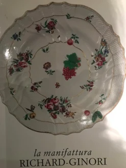 Mittleres 18. Jh. Porzellangeschirr mit Blumenmuster von Richard Ginori, 1750, 8er Set