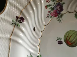 Mittleres 18. Jh. Porzellangeschirr mit Blumenmuster von Richard Ginori, 1750, 8er Set