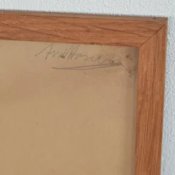 Männliche Aktstudie, Bleistiftzeichnung, 1940er