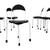 Modell Clack Stühle von Lucci & Orlandini für Lamm, 1970er, 6er Set