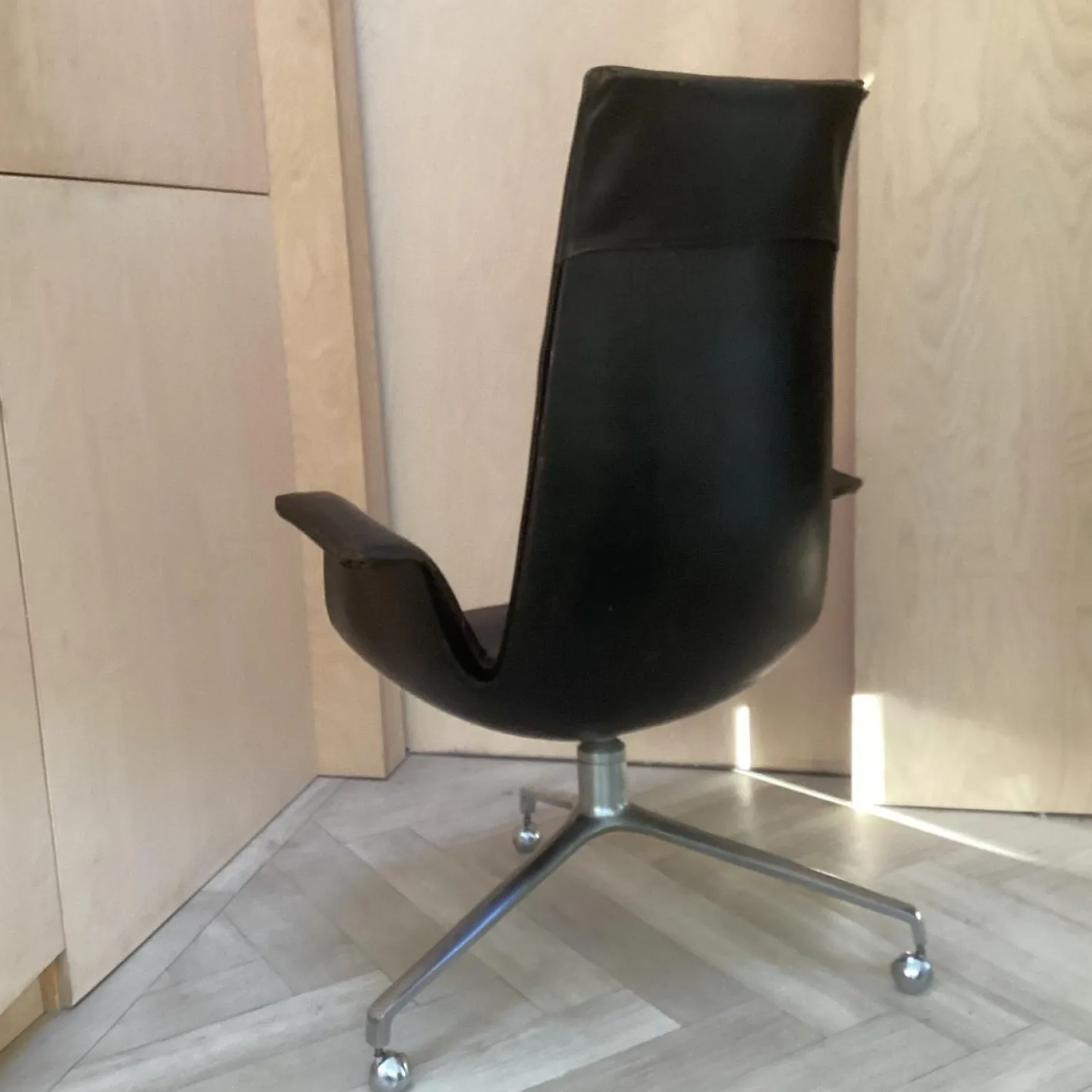 Modell 6725 Drehbarer Tulip Stuhl von Preben Fabricius & Jørgen Kastholm für Walter Knoll, 1960