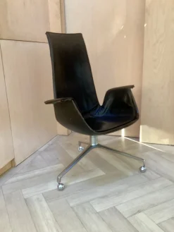 Modell 6725 Drehbarer Tulip Stuhl von Preben Fabricius & Jørgen Kastholm für Walter Knoll, 1960