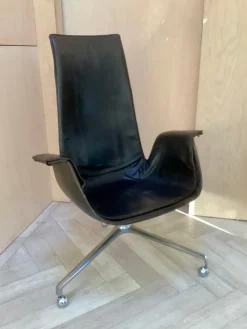 Modell 6725 Drehbarer Tulip Stuhl von Preben Fabricius & Jørgen Kastholm für Walter Knoll, 1960