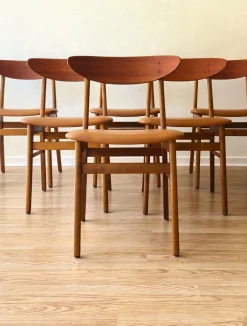 Modell 210 Esszimmerstühle von Farstrup Møbler, Denmark, 1960er, 6er Set