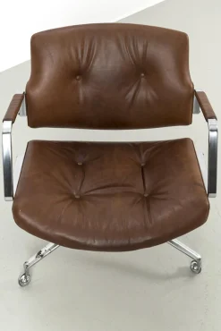 Modell FK84 Schreibtischstuhl von Jørgen Kastholm & Preben Fabricius