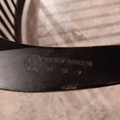 Modell J16 Schaukelstuhl aus lackierter Buche mit Sitz aus geflochtenem Papiergeflecht, zugeschrieben Hans J. Wegner für FDB, 1961
