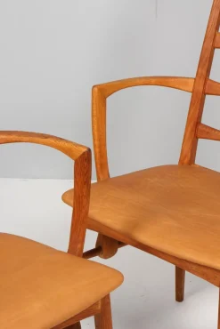 Modell Lis Armlehnstühle aus Eiche von Niels Koefoed, 1960er, 2er Set