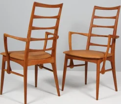 Modell Lis Armlehnstühle aus Eiche von Niels Koefoed, 1960er, 2er Set