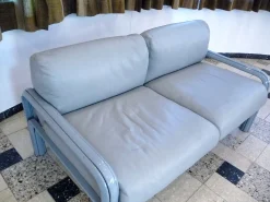 Modell Orsay Lounge Ledersofa von Gae Aulenti für Knoll International, Italien 1970er