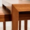 Modell 163 Satztische aus Teak von Severin Hansen für Haslev Møbelfabrik, 1960er, 3er Set