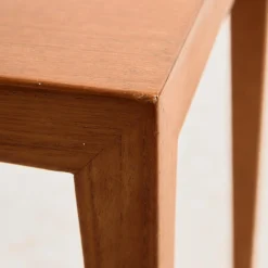 Modell 163 Satztische aus Teak von Severin Hansen für Haslev Møbelfabrik, 1960er, 3er Set
