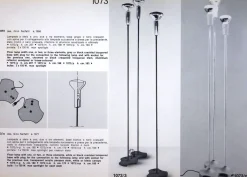 Modell 1073/3 Stehlampe von Gino Sarfatti für Arteluce, 1950er