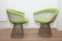 Modell 1725 Stühle & Couchtisch Set von Warren Platner für Knoll Inc. / Knoll International, 1979, 3er Set
