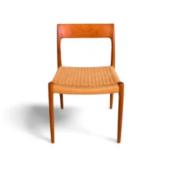 Modell 77 Stuhl aus Teak von Niels O. Møller für JL Møllers Møbelfabrik