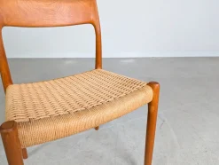 Modell 77 Stuhl aus Teak von Niels O. Møller für JL Møllers Møbelfabrik