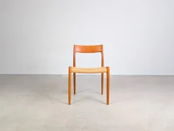 Modell 77 Stuhl aus Teak von Niels O. Møller für JL Møllers Møbelfabrik