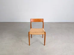 Modell 77 Stuhl aus Teak von Niels O. Møller für JL Møllers Møbelfabrik