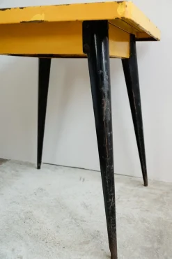Modell 55 Tisch von Xavier Pauchard für Tolix, 1950er