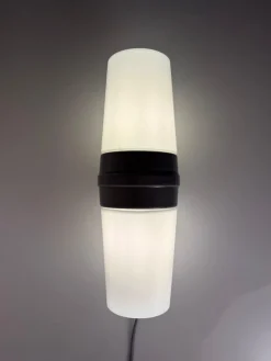 Modell 6065 Wandlampe in Grau von Sigvard Bernadotte für Ifö