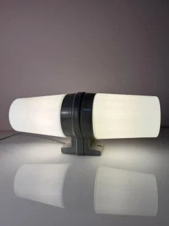 Modell 6065 Wandlampe in Grau von Sigvard Bernadotte für Ifö