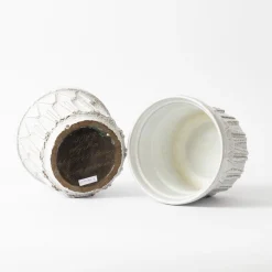 Moderne Alpha Pflanzer von Ceramano, 1960er, 2er Set