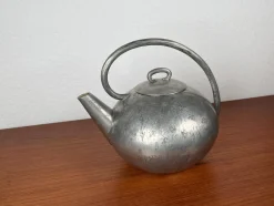 Moderne Dekorative Mid-Century Teekanne aus Zinn von Skurdal Pewter, 1960er