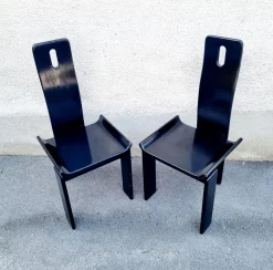 Moderne Diago Stühle von Edoardo Landi für Nikol, 1970er, 2er Set