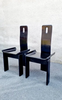 Moderne Diago Stühle von Edoardo Landi für Nikol, 1970er, 2er Set