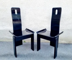 Moderne Diago Stühle von Edoardo Landi für Nikol, 1970er, 2er Set