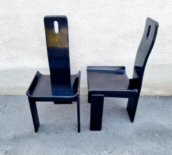 Moderne Diago Stühle von Edoardo Landi für Nikol, 1970er, 2er Set