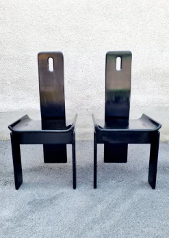 Moderne Diago Stühle von Edoardo Landi für Nikol, 1970er, 2er Set